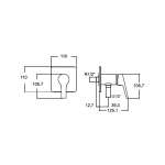 A-3926-10 ก๊อกน้ำเย็นยืนอาบแบบฝังผนัง รุ่น Active ll (เฉพาะวาล์ว)