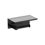 K-0498-90-BHG ที่ใส่กระดาษชำระ พร้อมชั้นวาง สี Brushed Hard Graphite รุ่น Concept Square 0