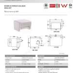 9253-WT ที่ใส่กระดาษชำระ สีขาว รุ่น Romica