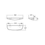9075-WT หิ้งเคลือบวางของ รุ่น Standard