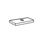 4102C-WT ฝาถังพักน้ำ รุ่น Tonic New Wave Square 0