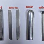 บัวเชิงผนังอลูมิเนียม ขนาด 10 ซม. สีเงินปัดลาย ( SILVER HAIRLINE COLOR PEARL )