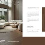 LT 19x180 BEIGE BROWNBRUSH HS03 (8.0/0.6mm.) Hybrid Veneer Flooring By COTTO